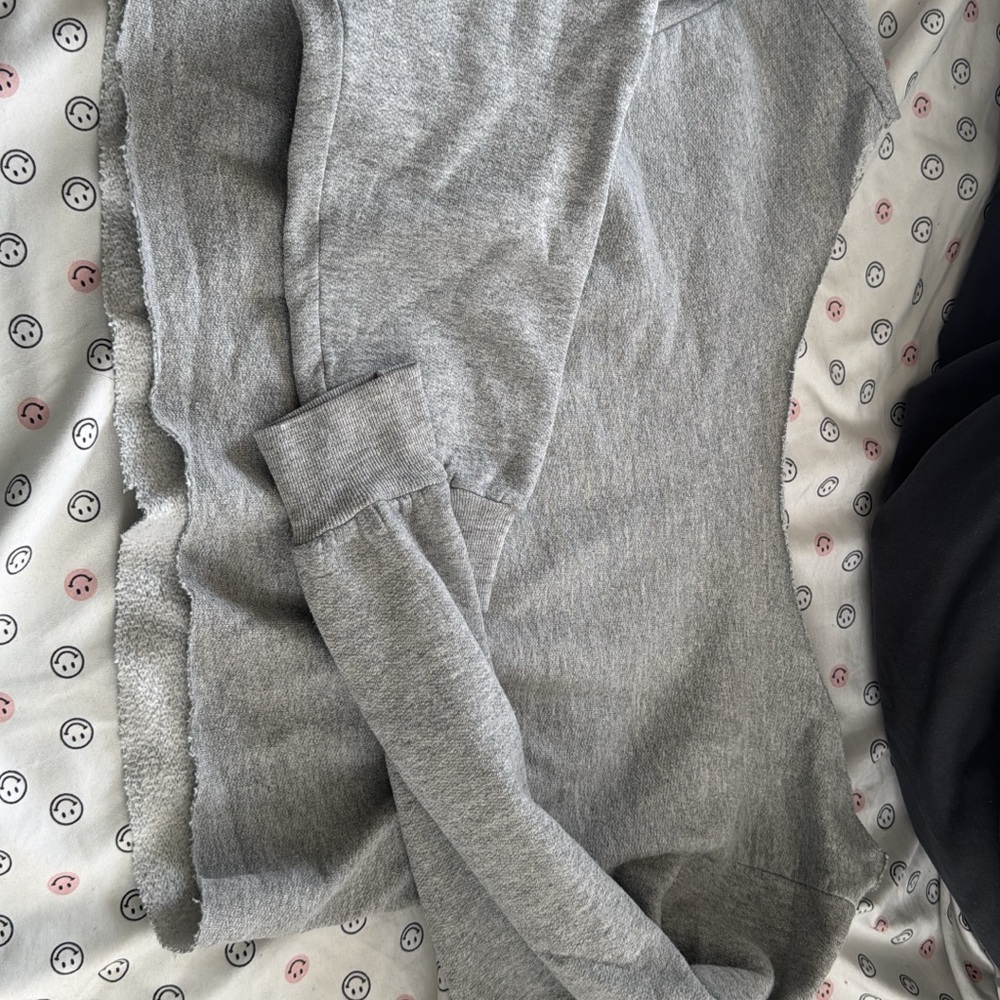 Gray Women's Pullover Sweatshirt - Classic Cozy Hoodie